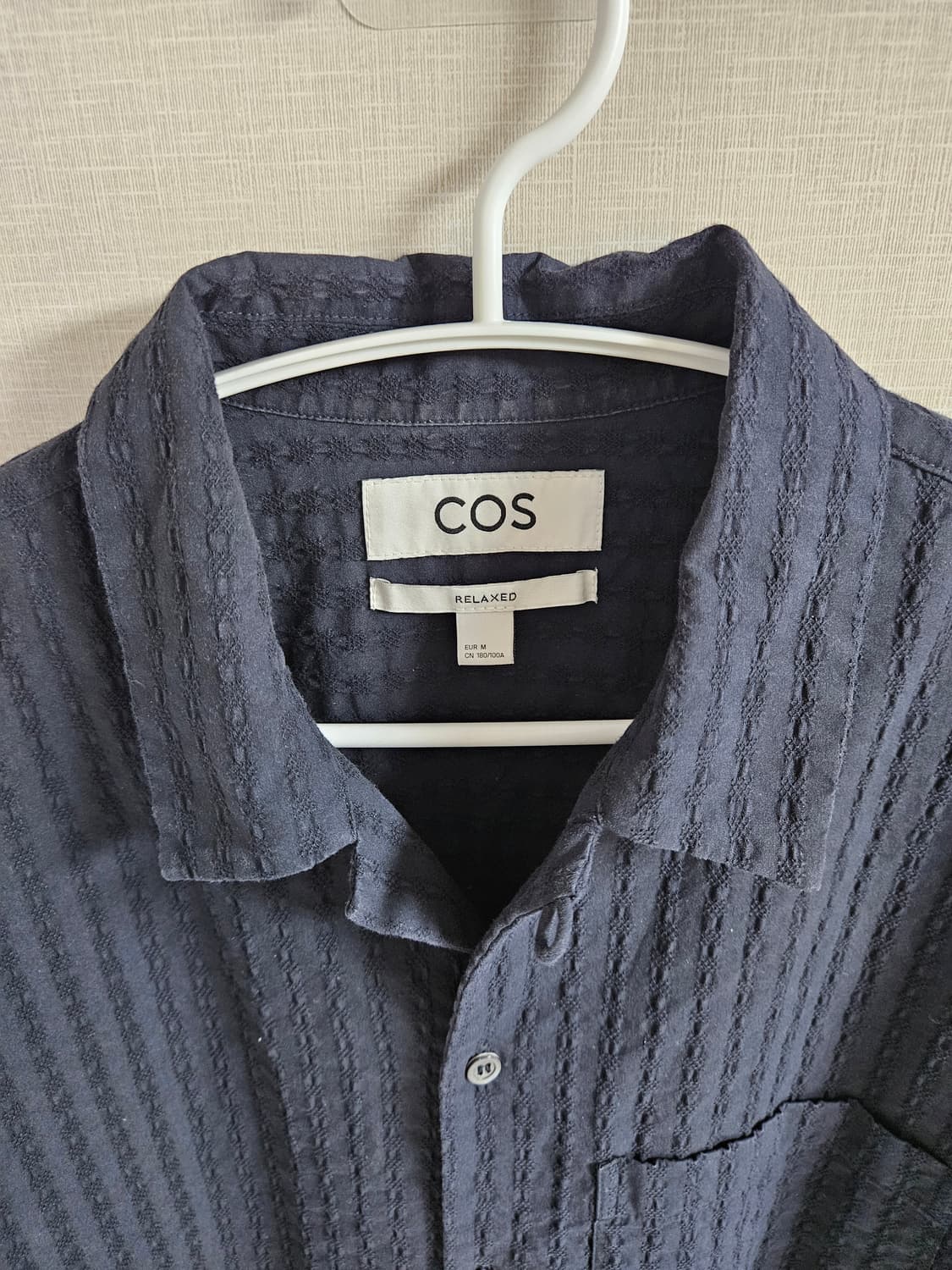 COS 크로셰 쇼트 슬리브 반팔 셔츠 M 상품이미지6