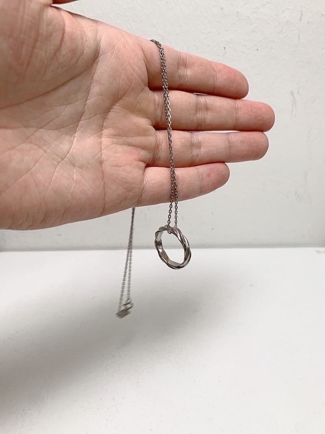 (정품/새상품) 메종 마르지엘라 공용 925 실버 목걸이 상품이미지3