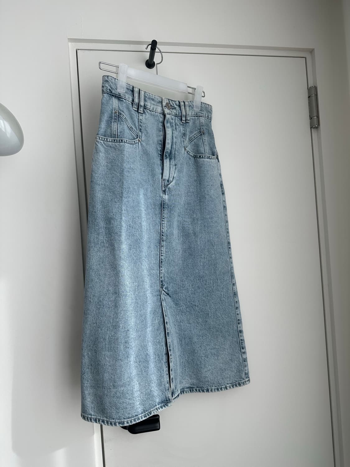 이자벨마랑 데님 미디 스커트 상품이미지1