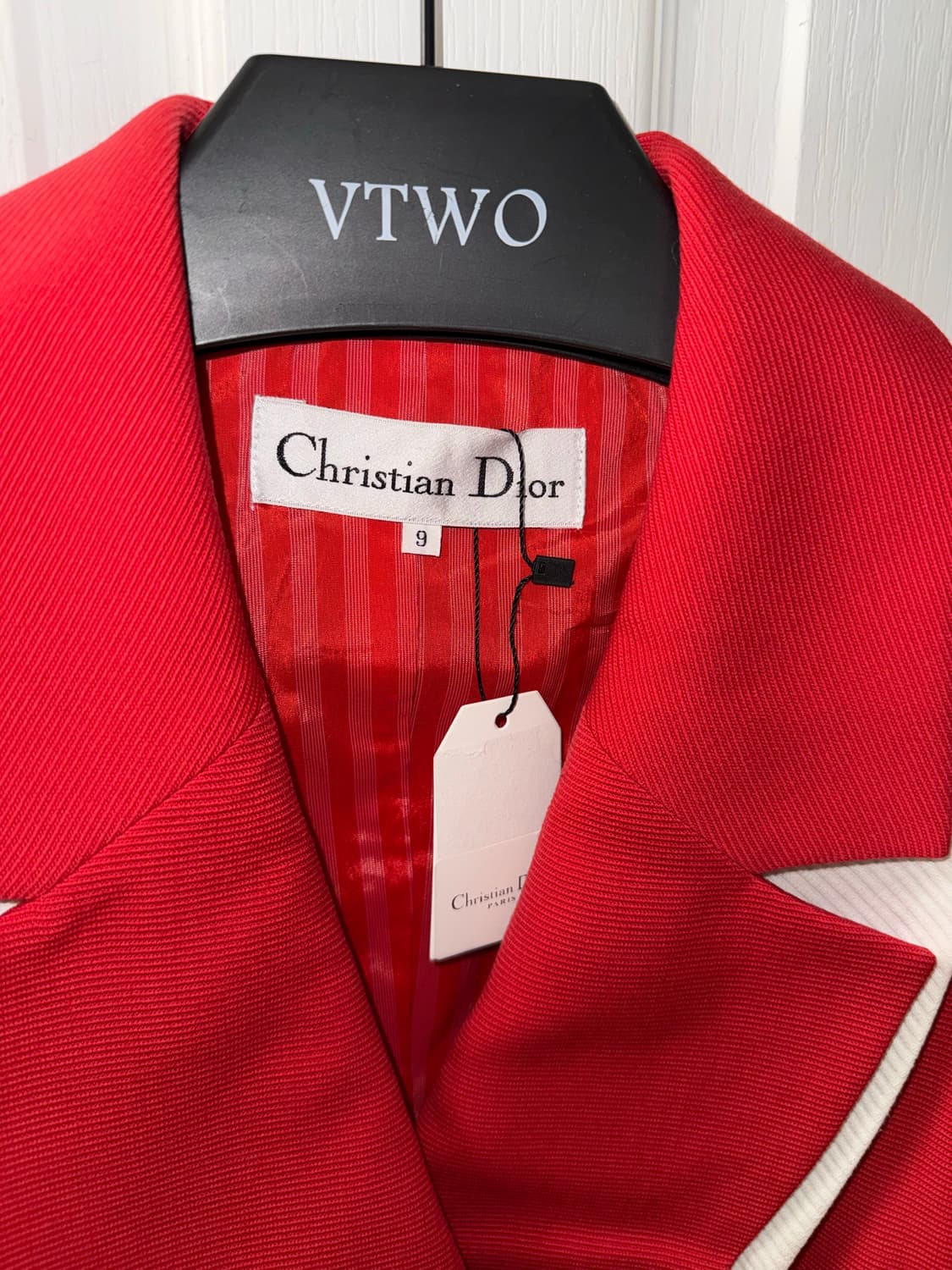 Christian dior 레드 셋업 (빈티지) 상품이미지7