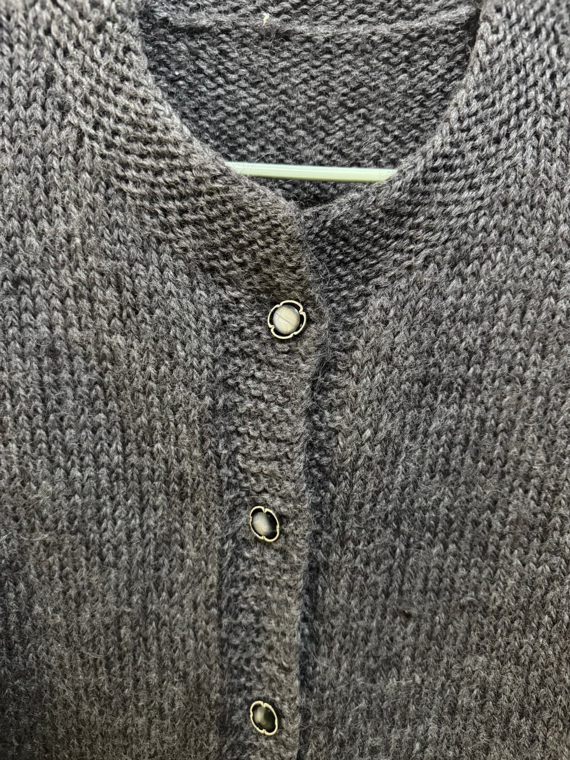 빈티지 버튼 퍼플 가디건 상품이미지2