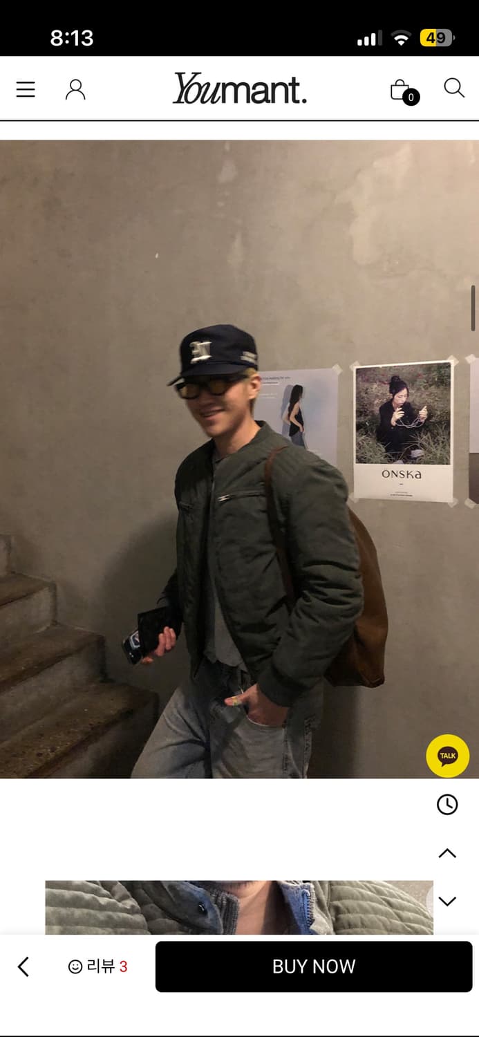 유먼트 라이더 봄버 자켓 상품이미지3