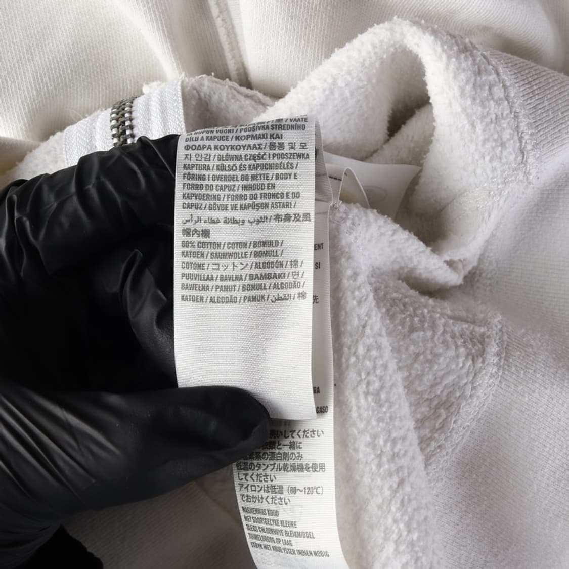 홀리스터 빈티지 화이트 스펠로고 기모 후드집업 S 상품이미지7