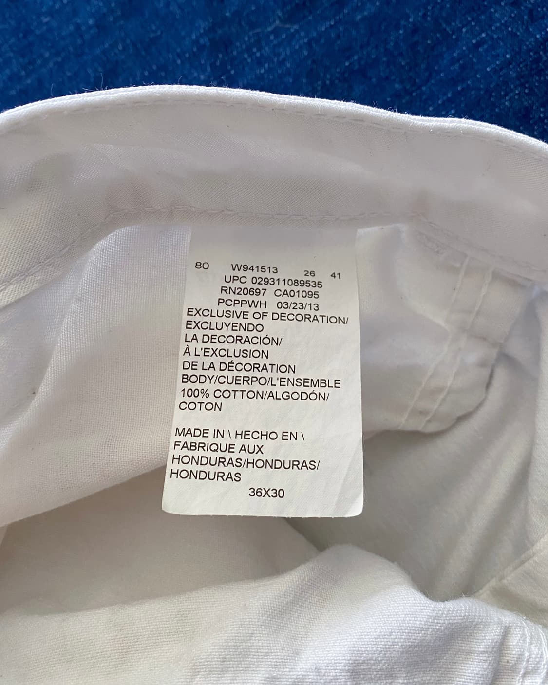 디키즈 화이트 카펜터 페인터 워크 팬츠 YC-028 상품이미지10