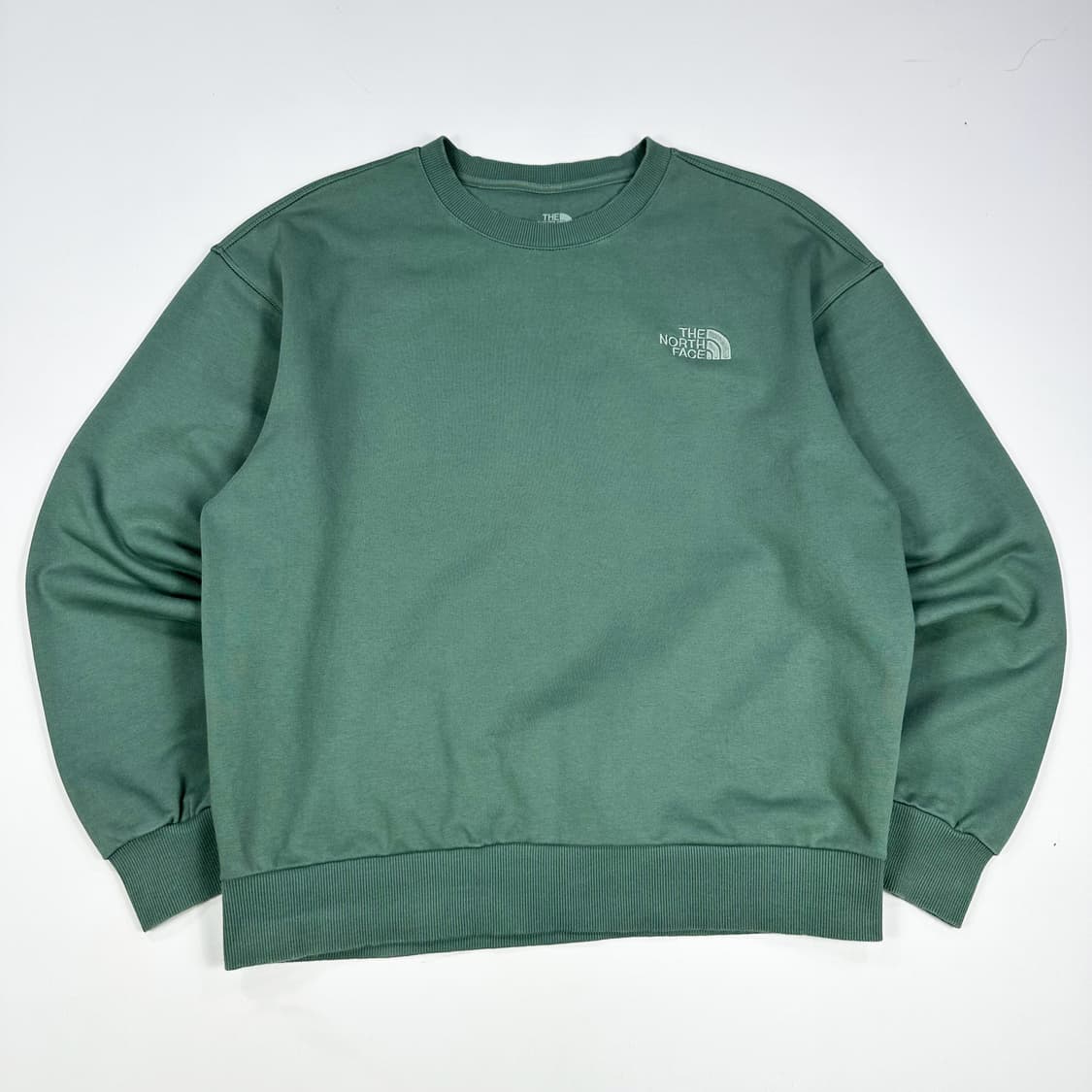 노스페이스 루즈핏 민트 크루넥 맨투맨 (M) 상품이미지2