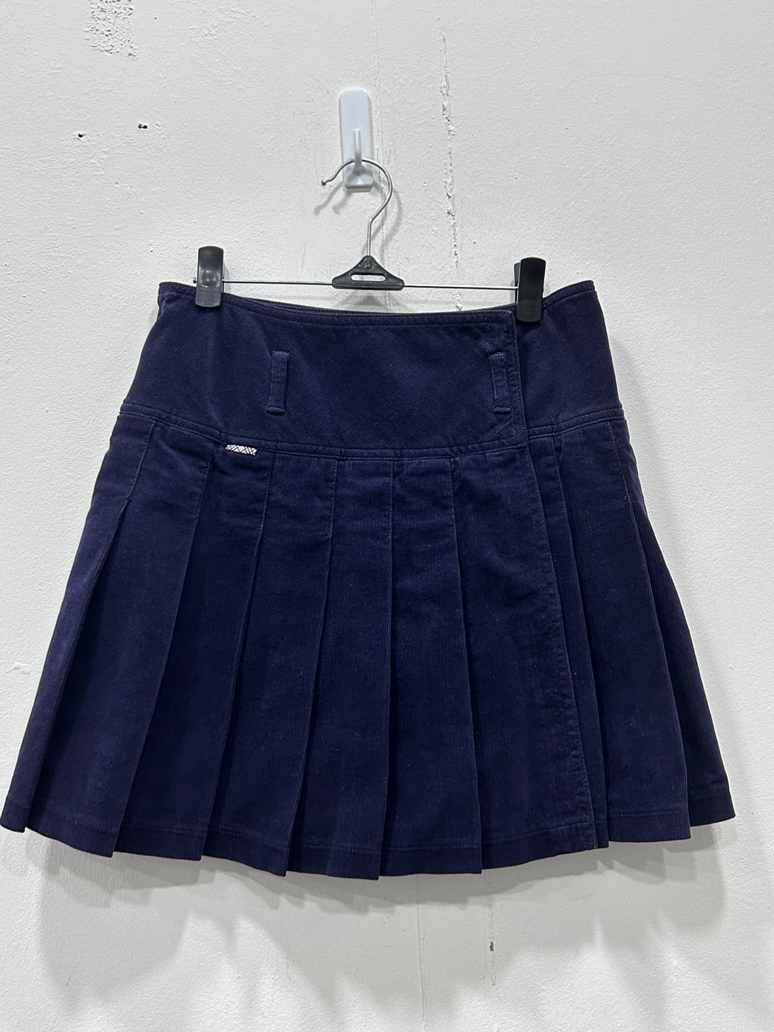 버버리 코듀로이 랩 플리츠 스커트 26인치 상품이미지2