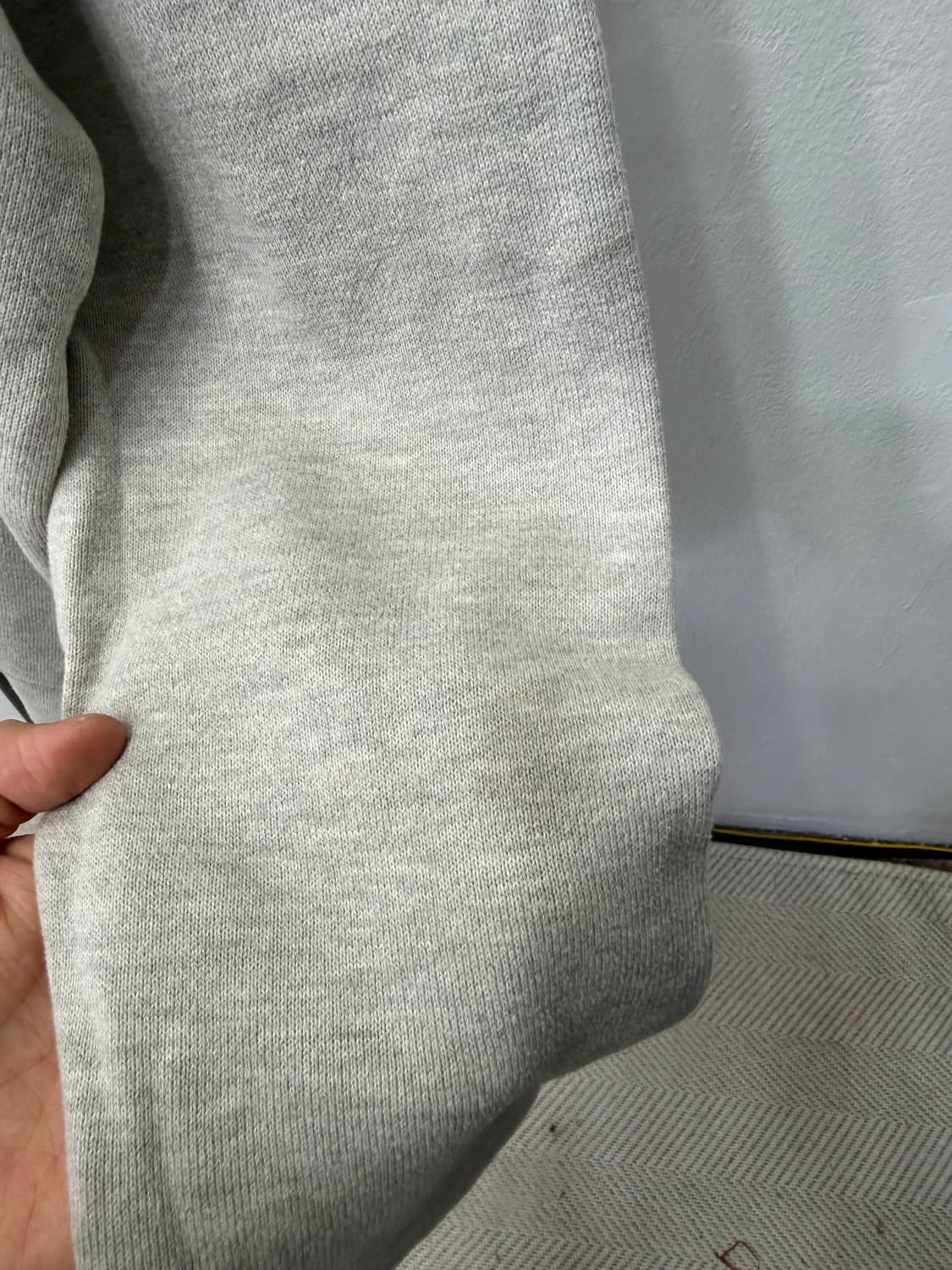 정품) 올세인츠 오버핏 그레이 맨투맨 M  상품이미지4