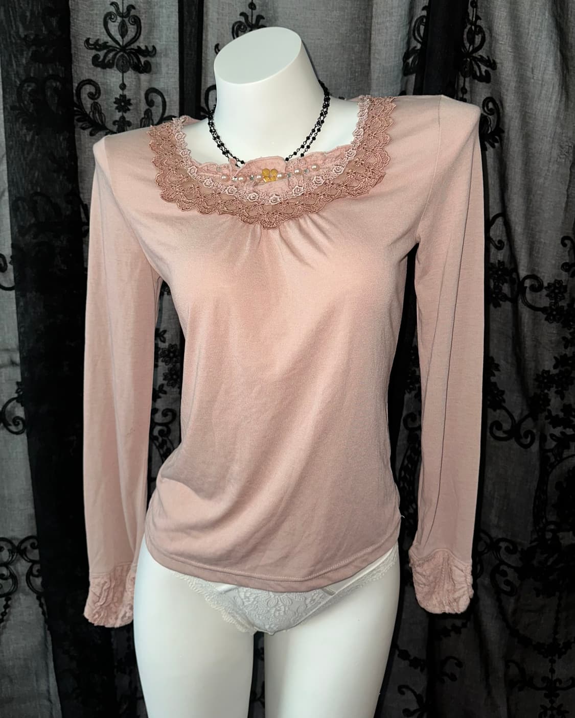 Indipink lovely ribbon long sleeve 상품이미지2