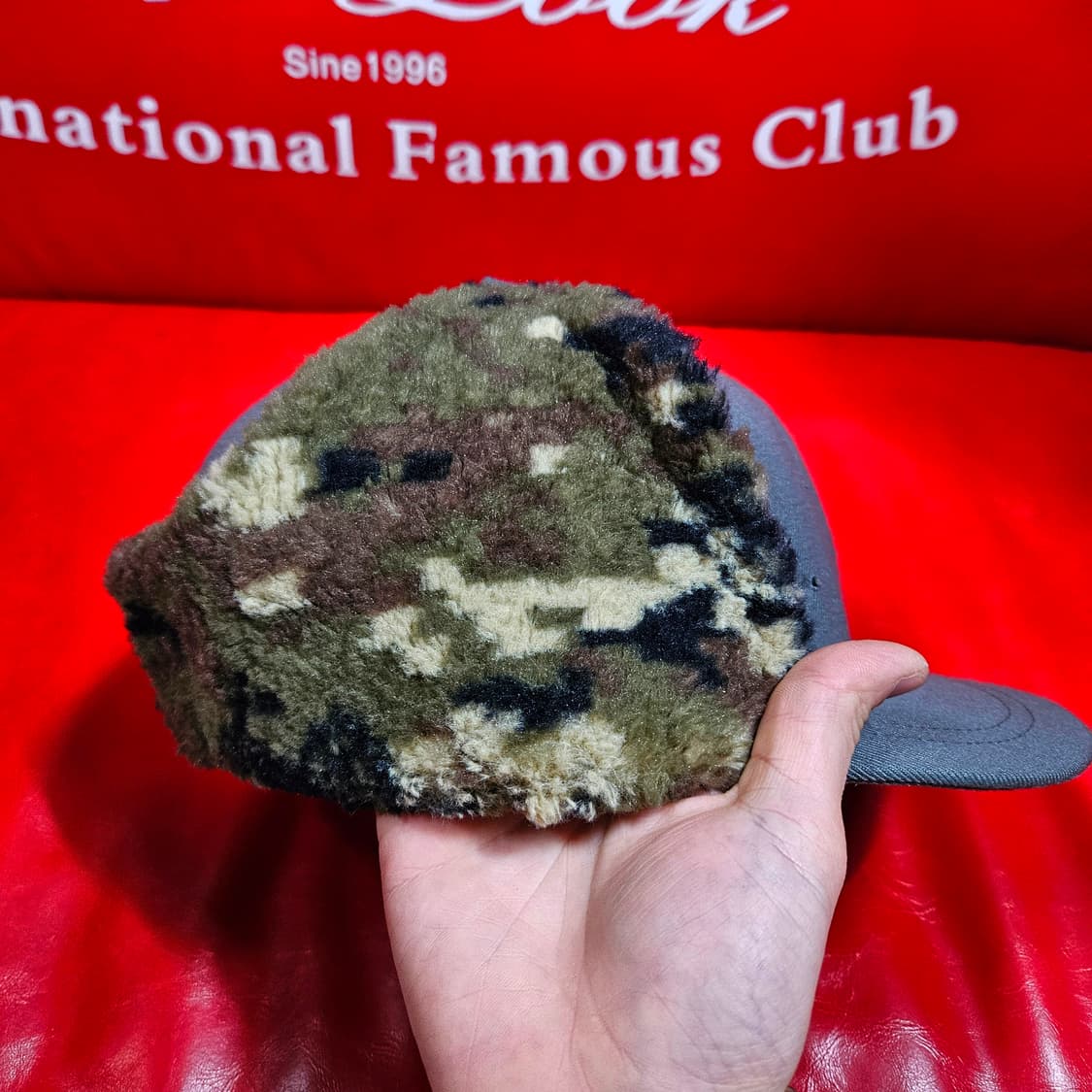 엔써(N'SER) 카모 퍼 플라이트 캡 58 size 상품이미지4