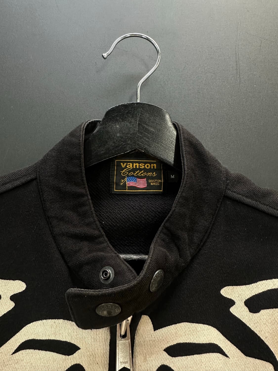 벤슨 본 스켈레톤 투웨이 넥버클 코튼자켓 상품이미지9