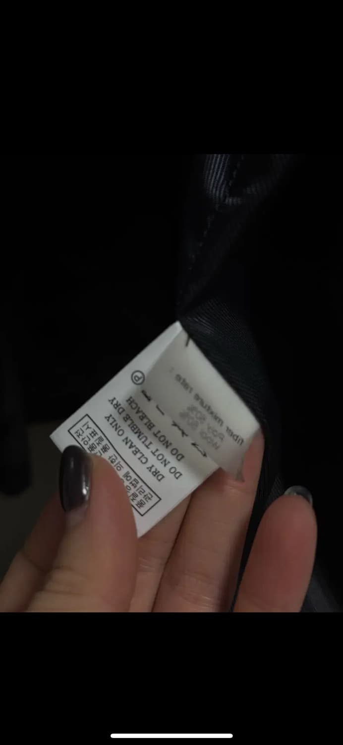 유메르 포멀 숏트렌치 자켓 미드나잇블루 상품이미지5