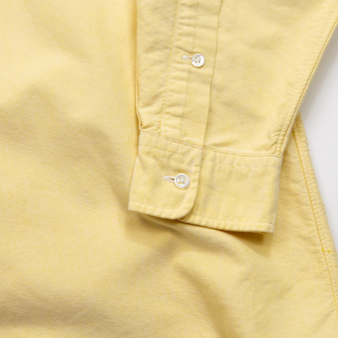 80s 폴로 랄프로렌 빅 옥스포드 셔츠 옐로우 상품이미지4