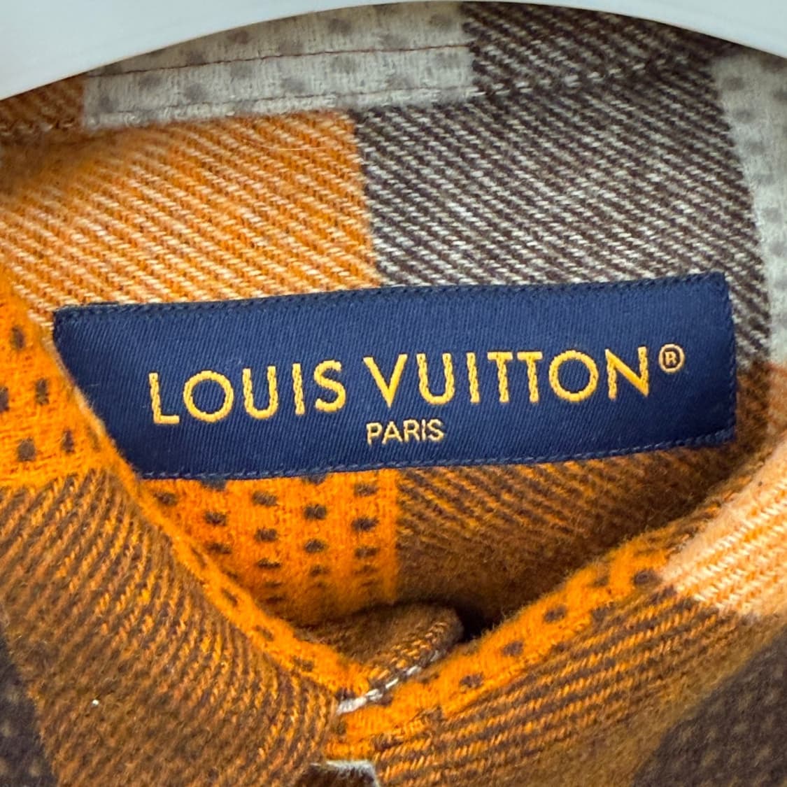 [리오브전포점] 24FW 루이비통 버튼 다운 롱 슬리브드 플란넬 셔츠 상품이미지3