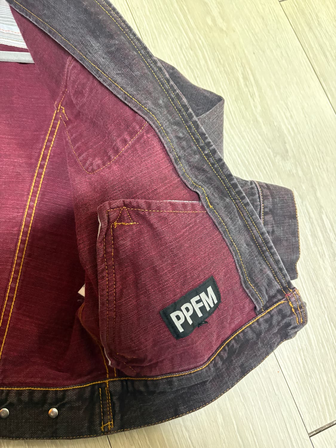 ppfm  펑크 데님 자켓 상품이미지4