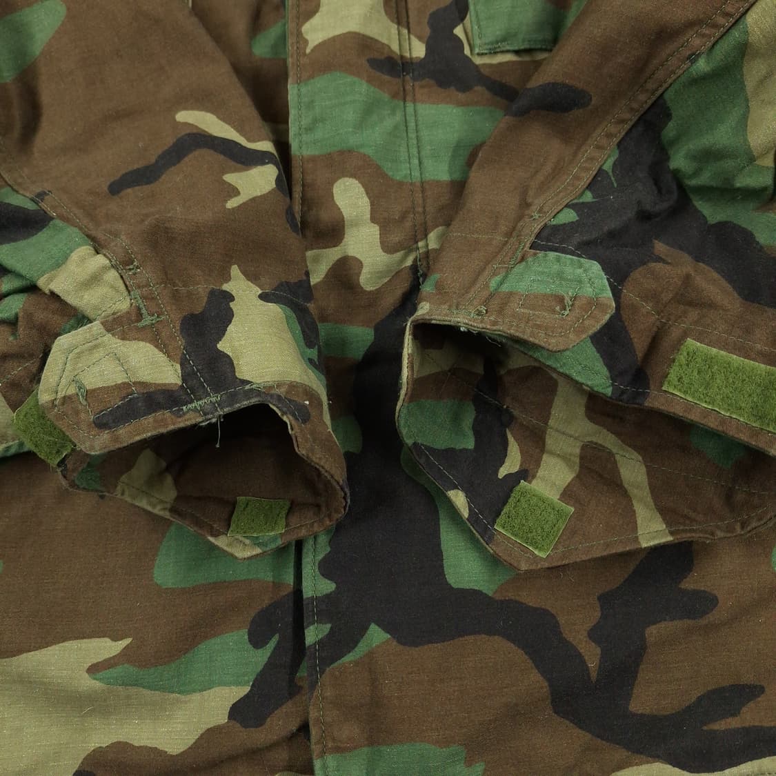 US ARMY 미육군 패치 우드랜드 밀리터리 카모플라쥬 히든후드 야상 상품이미지5