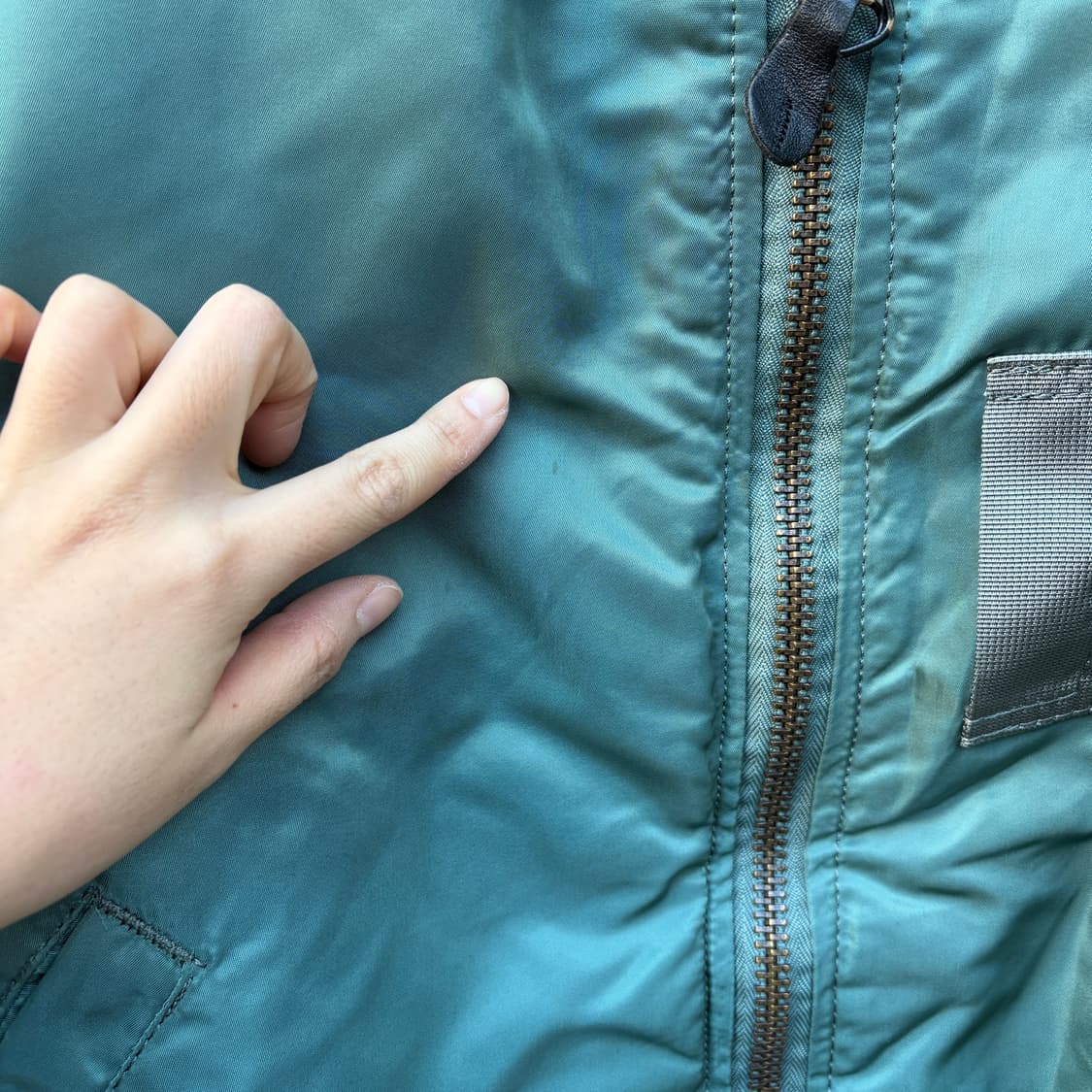 Alpha 90s 알파 made in usa Ma-1 자켓 상품이미지5