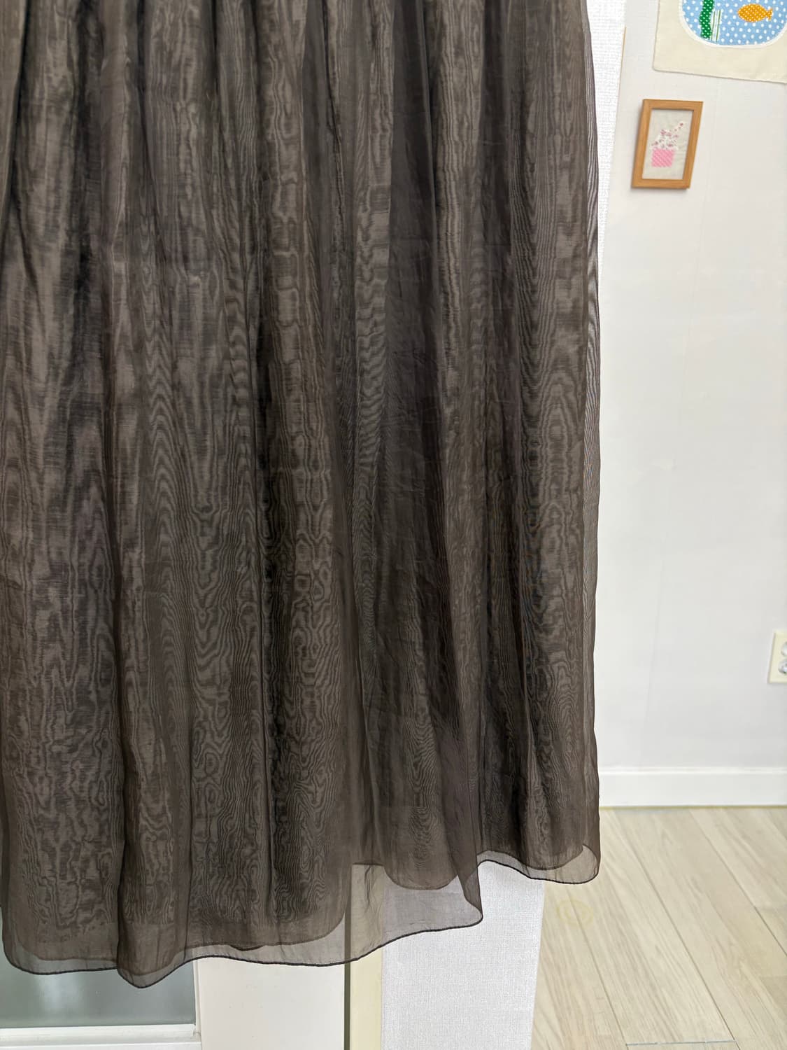 브라운 롱 샤스커트  상품이미지4