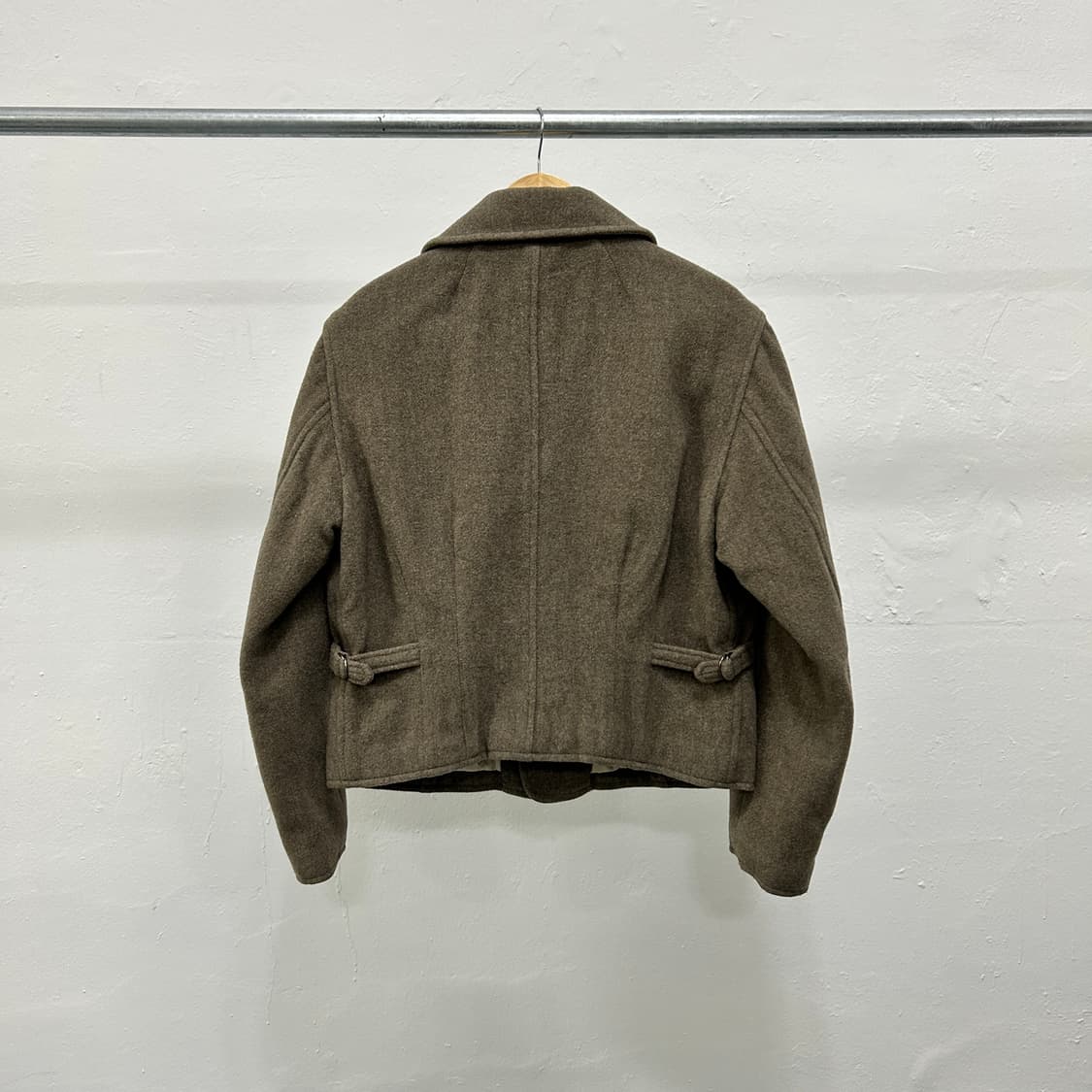 45rpm 베이지 울 숏 코트 상품이미지6