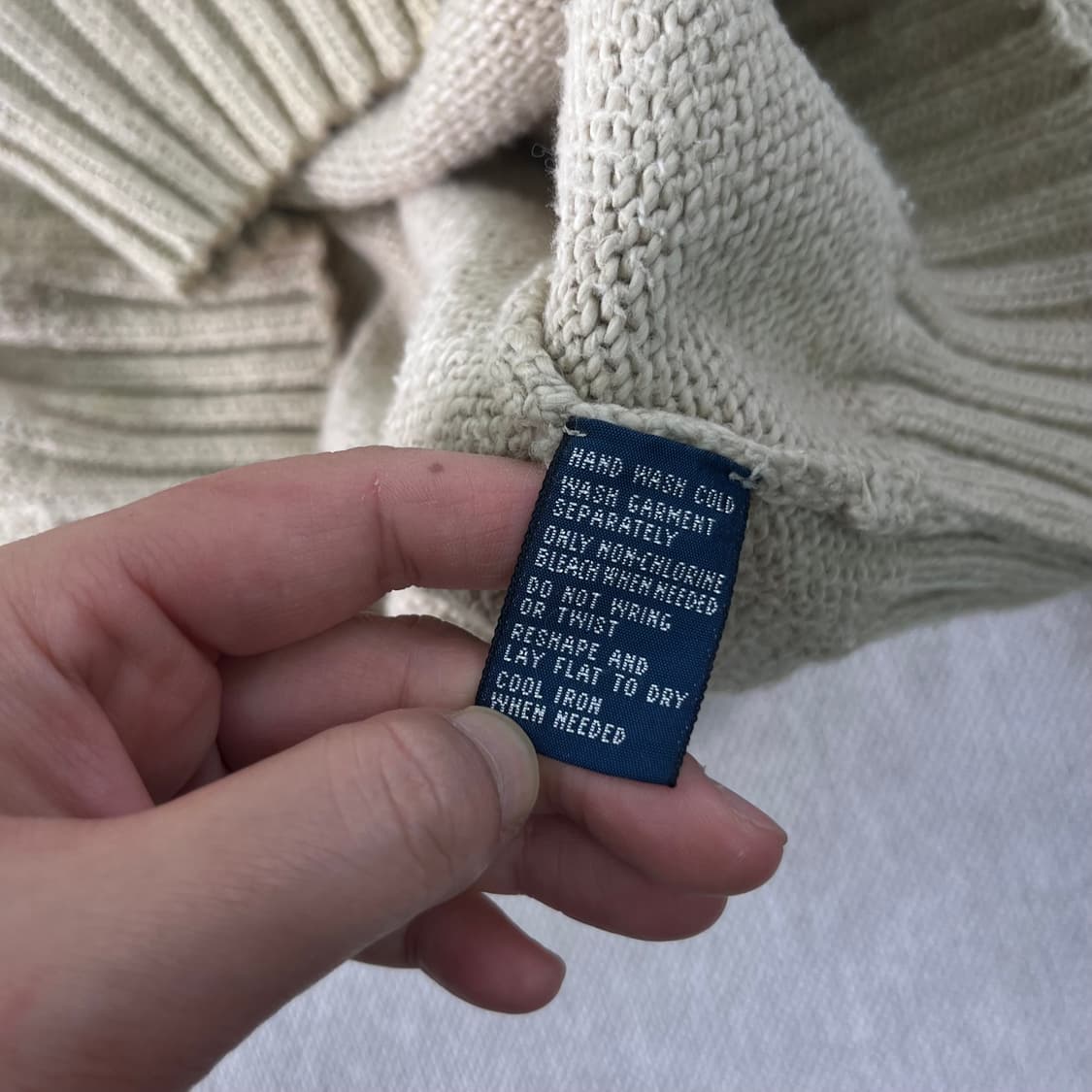 95 폴로랄프로렌 코튼 베이지 니트 상품이미지8