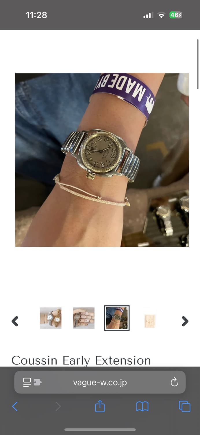 Vague watch 바그워치 쿠신 Early Extension 시계 상품이미지7