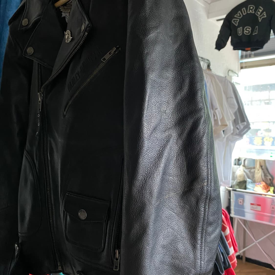 🌊harley davidson cow leather rider jack 상품이미지10