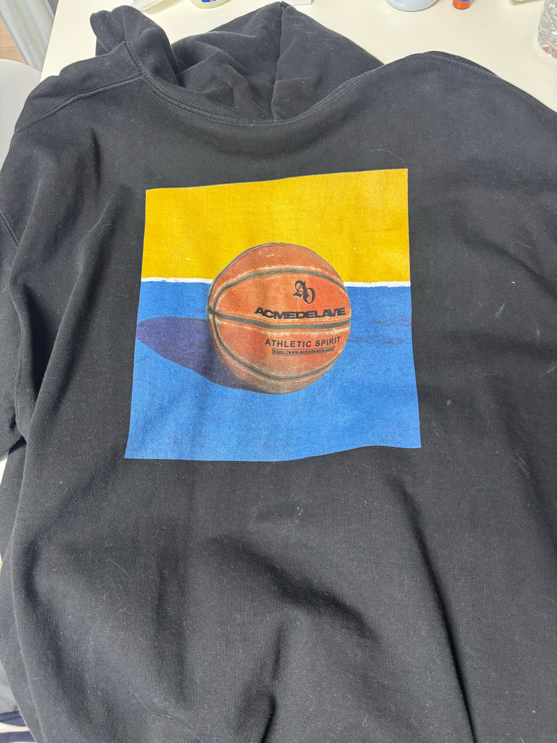ACMEDELAVIE 아크메드라비 농구 그래픽 블랙 후드집업 엑스라지 상품이미지1