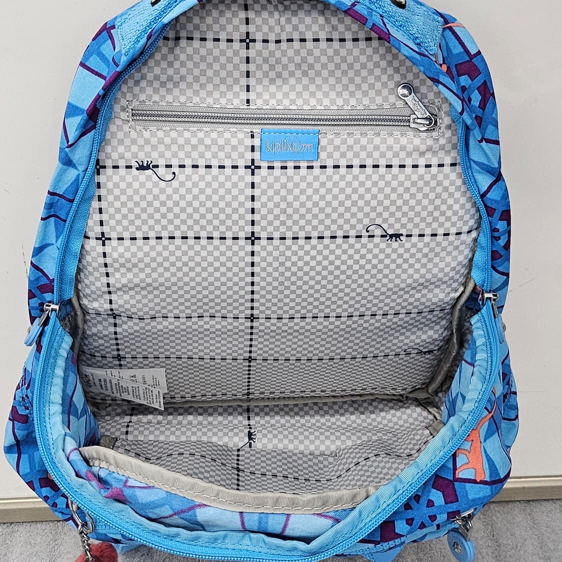 거의 미사용 깨끗한 키플링 백팩 블루 상품이미지9