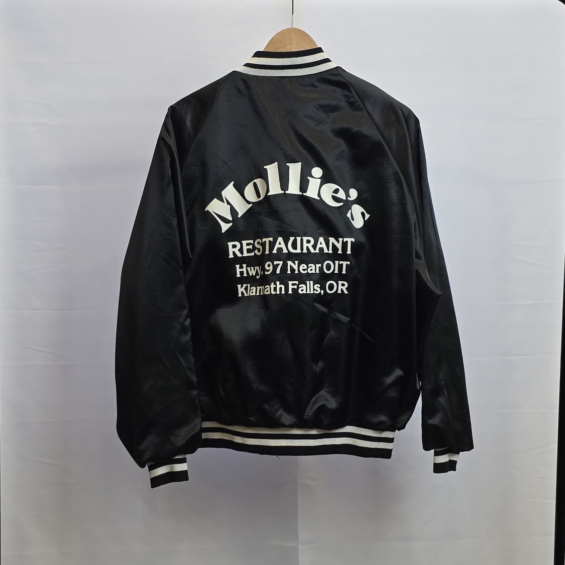 Dunbrooke Pla-Jac USA 새틴 스타디움 재킷 블랙 XL 상품이미지2