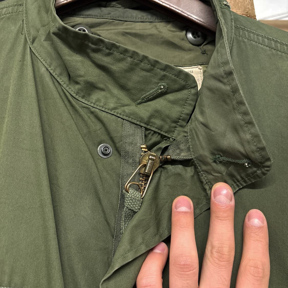 60s 오리지널 U.S. ARMY M-65 피쉬테일 파카 N432 상품이미지7