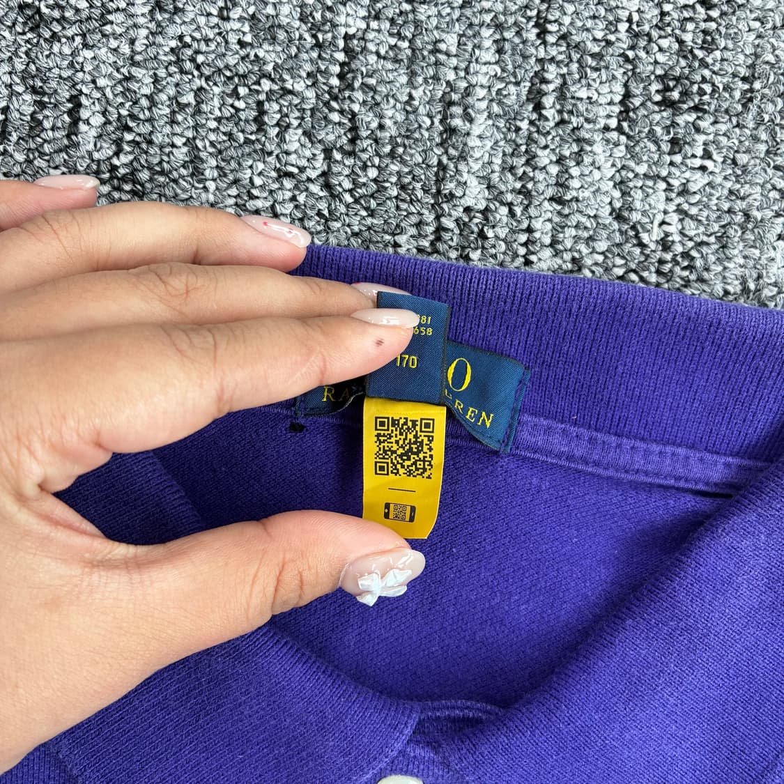 폴로 랄프로렌 신형 퍼플 pk XL 상품이미지5