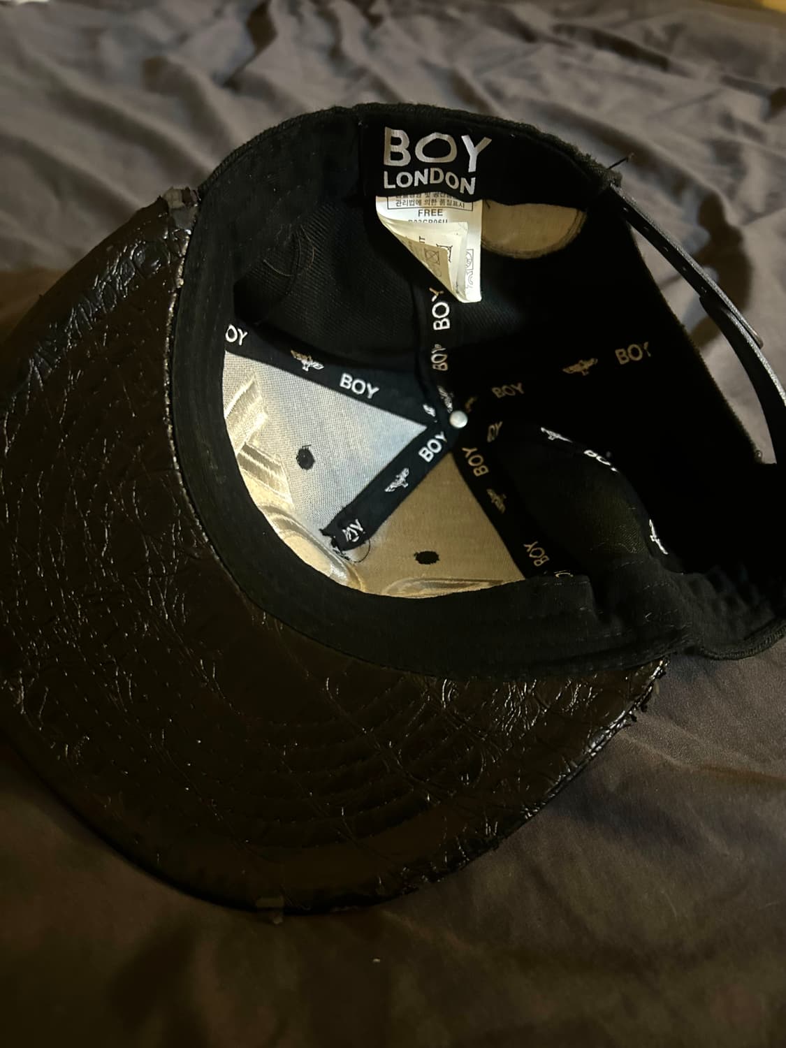 Boy London Stud Leather Cap 상품이미지3