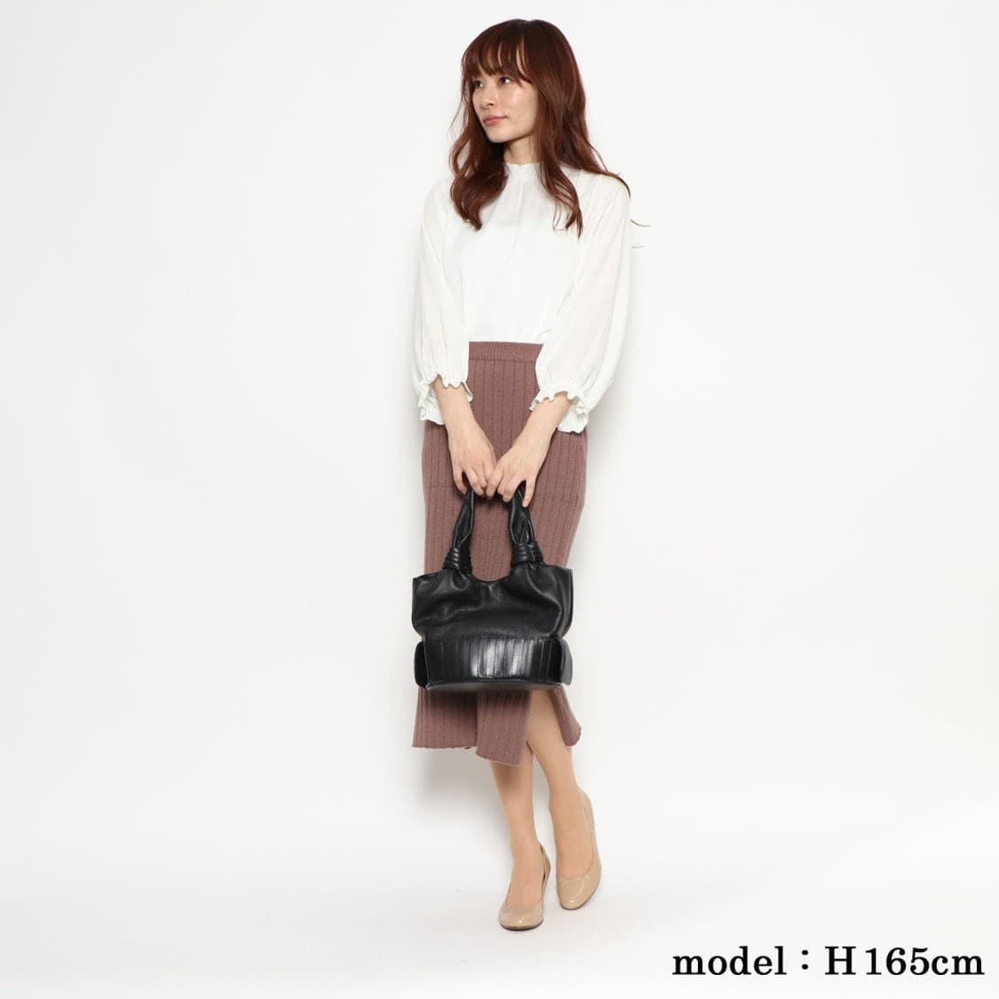 바클리 클럽 소가죽 토트백 재파니즈 브랜드 꼼데 이세이미야케 스타일 상품이미지6