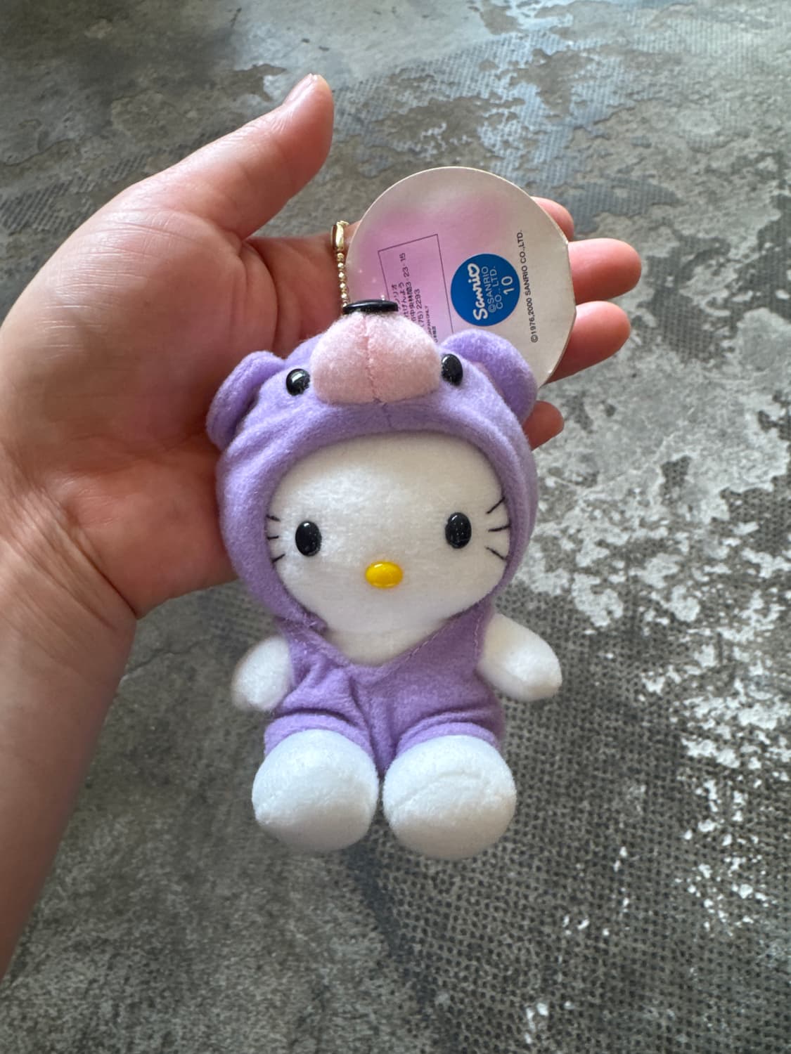 00년 후카이도 라벤더 곰 키링/고전키티 상품이미지1