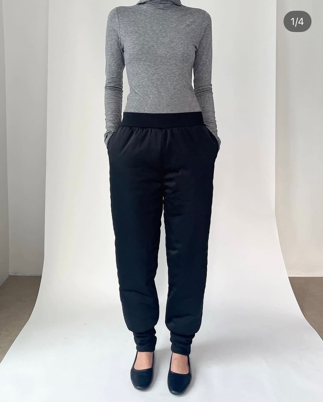 Amabe padded jogger pants 상품이미지1