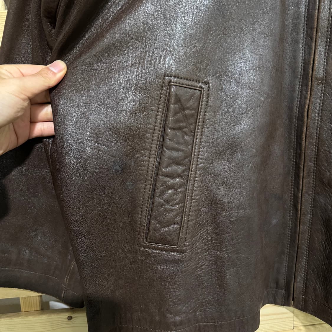 입생로랑 가죽자켓 상품이미지7