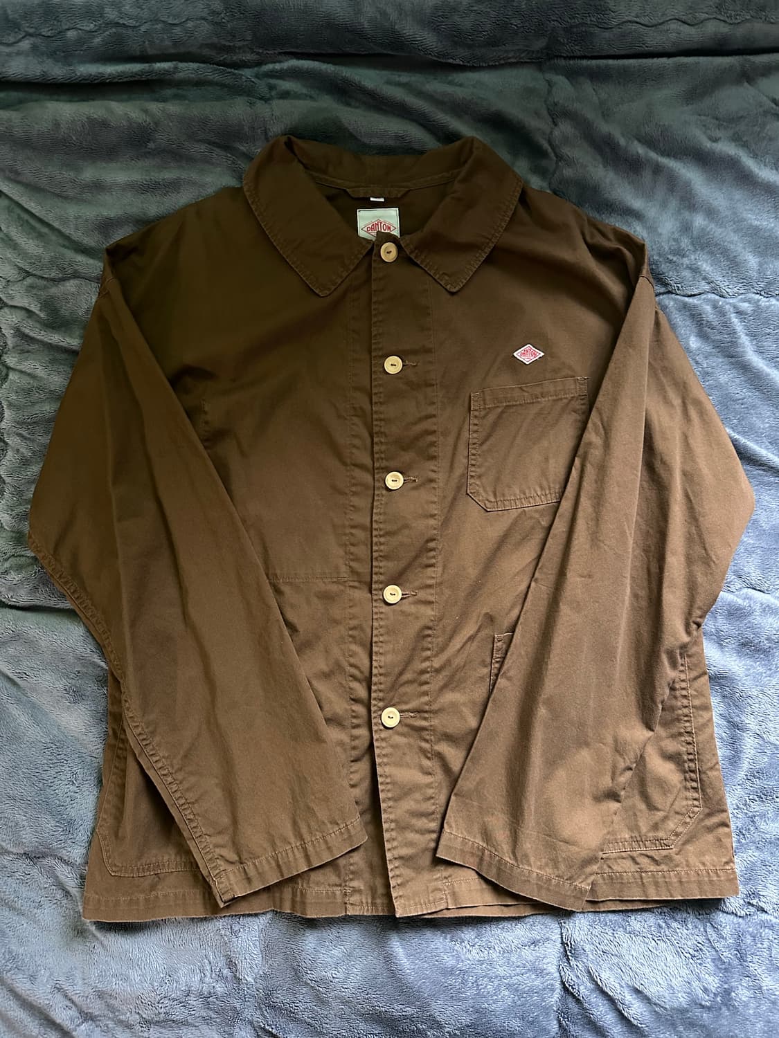 단톤 워크 자켓 브라운 상품이미지1