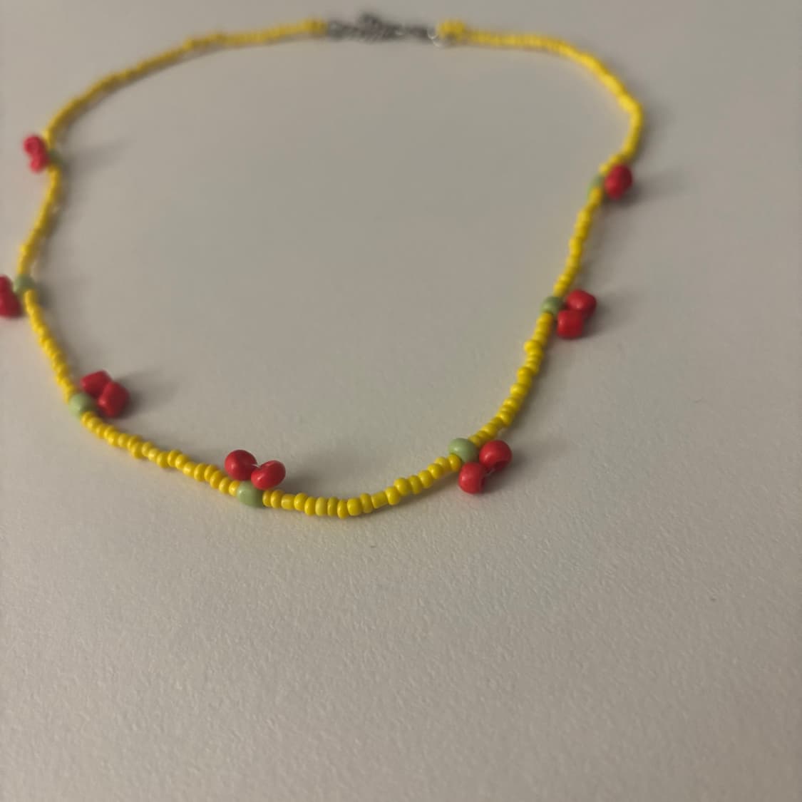 Sunny Cherry Beaded Necklace 상품이미지2