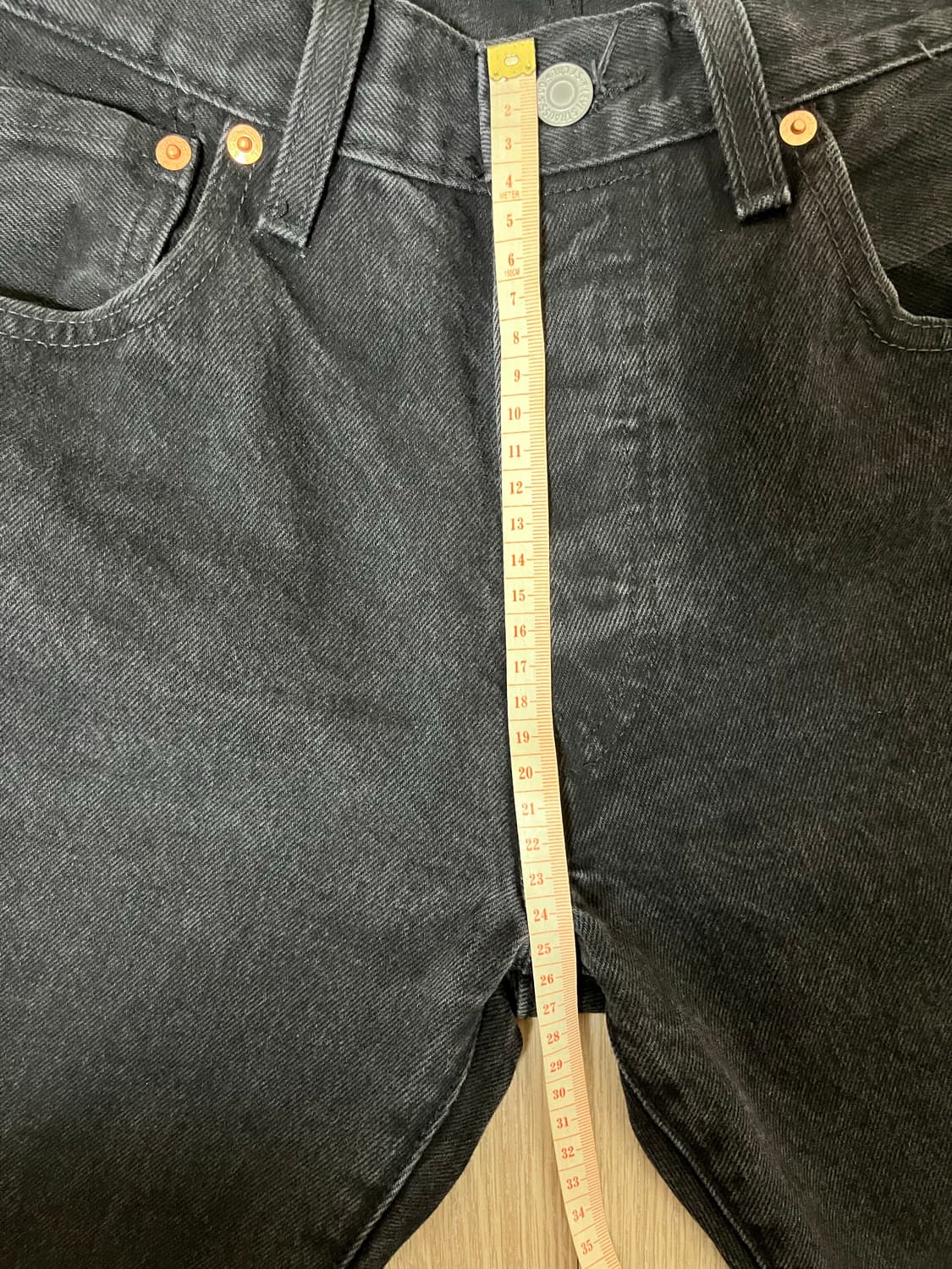 리바이스 501 93 스트레이트 흑청 28x32 상품이미지7