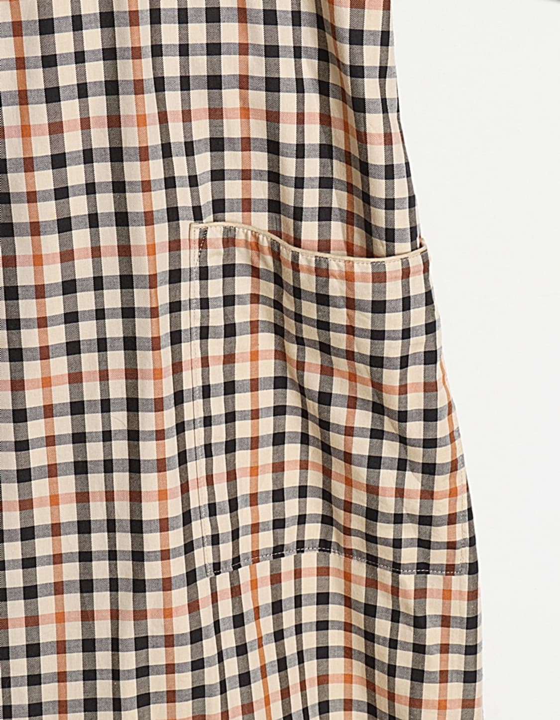 Old DAKS Check Gown Coat 상품이미지4