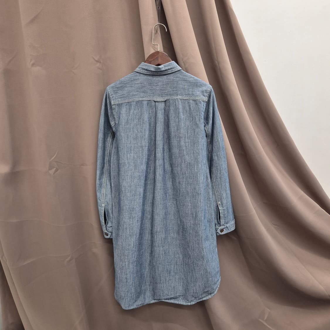 리바이스 데님 셔츠 원피스 S 상품이미지3