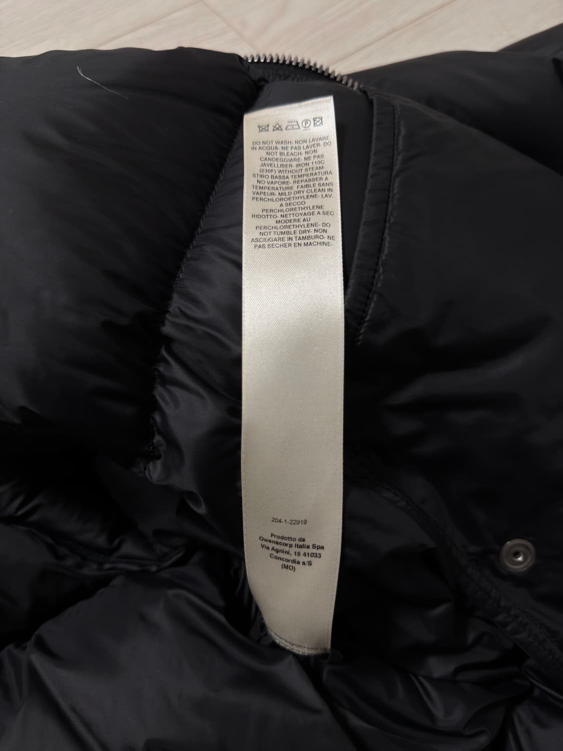 릭오웬스 퍼넬넥 패딩 23fw luxor 상품이미지6