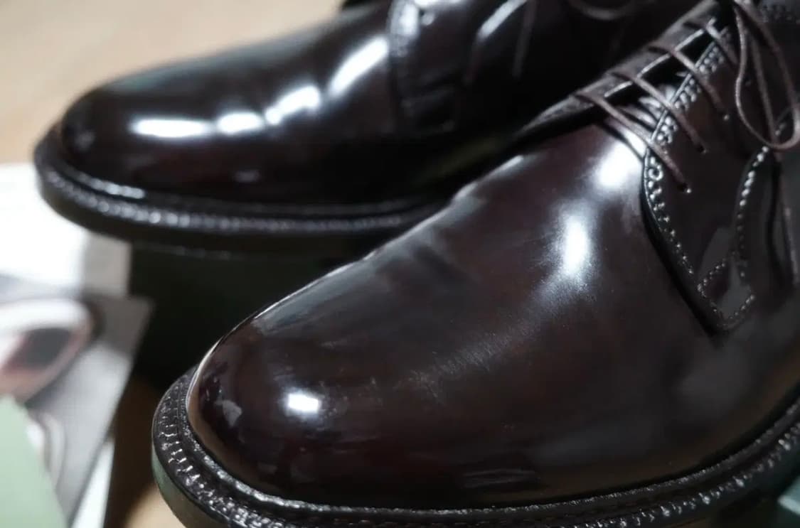 알든 990 코도반 플레인토 블루처 9.5D 상품이미지2