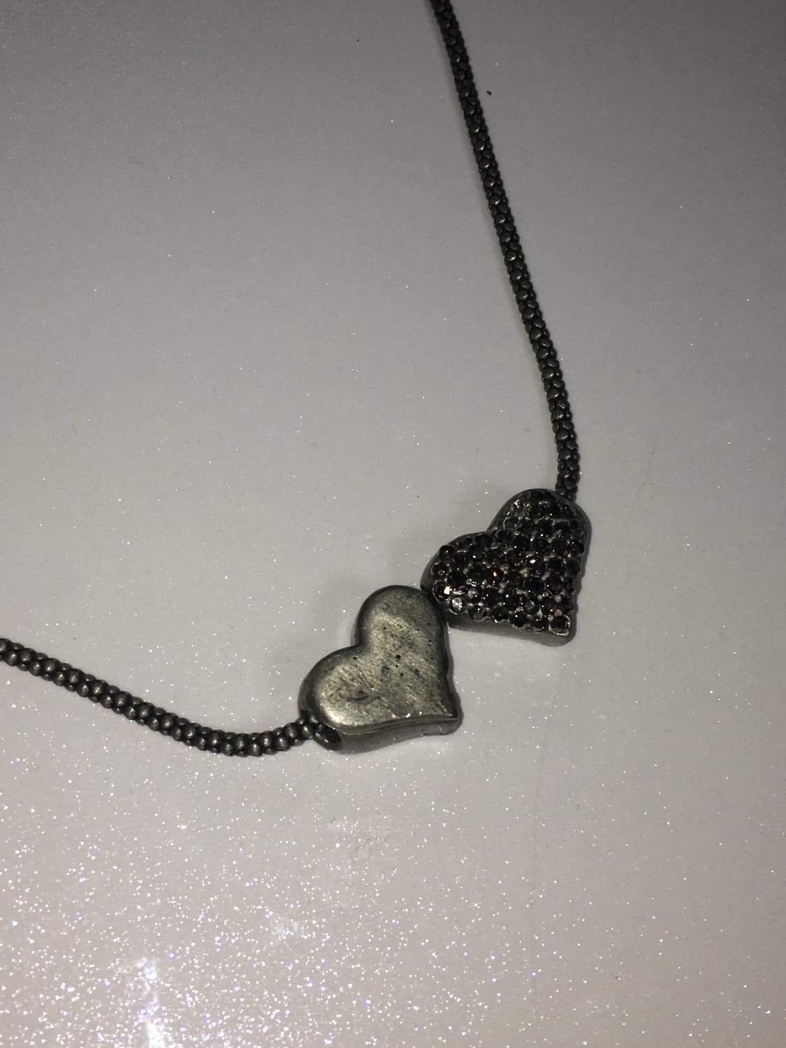 Heart twins necklace  상품이미지1