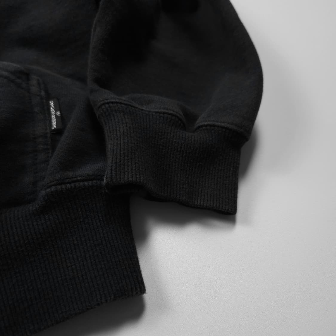 디스이즈네버댓 스펠아웃 빅로고 박시핏 후드 집업 (M) 상품이미지4