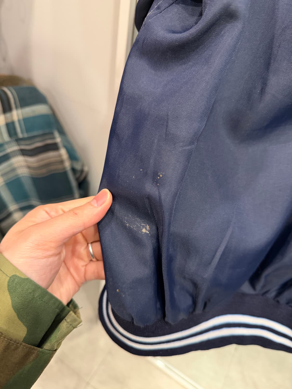 90s Vtg 빈티지 스타디움 새틴 자켓 (made in Canada) 상품이미지8