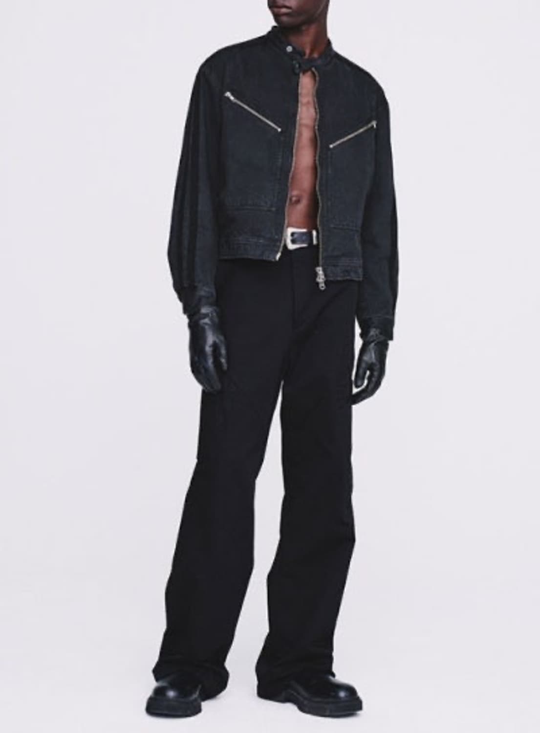 토니웩 가먼트 다잉 레이서 자켓L 주우재 착용 상품이미지4