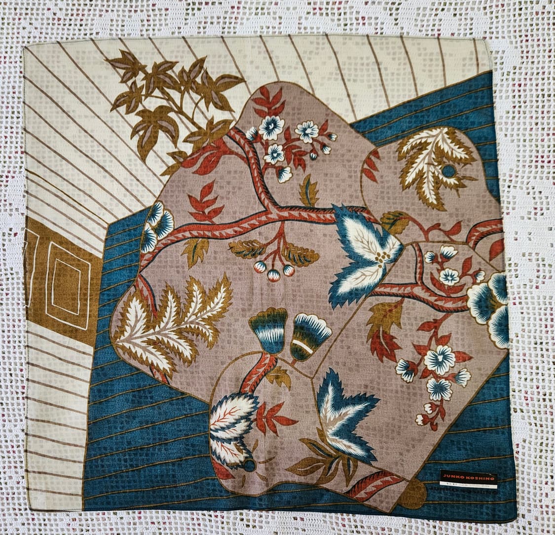 준코 코시노 플라워 패턴 손수건 3종 상품이미지5