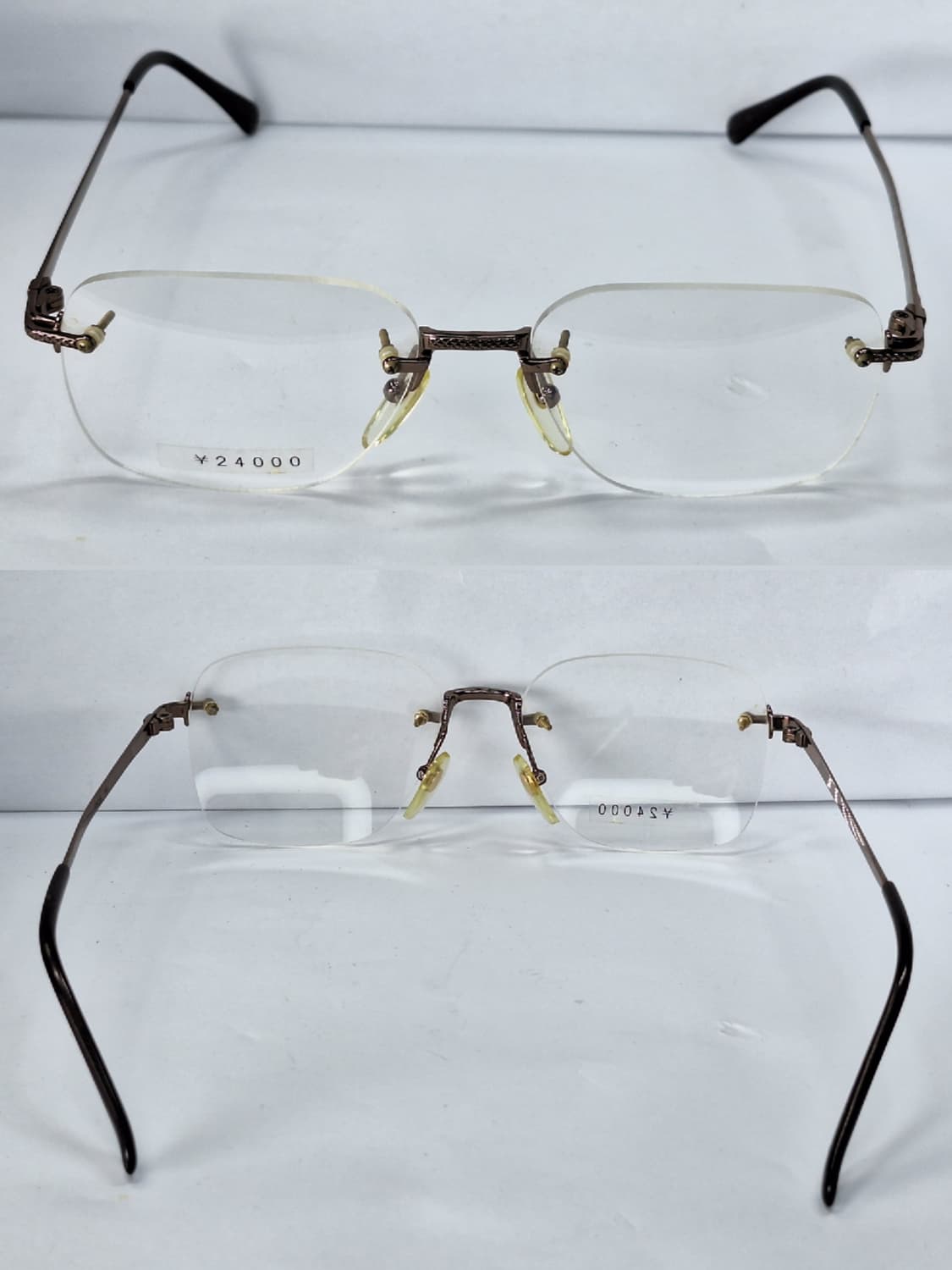 샤르망 Axia-658 엑시아 호야 협업 티타늄 무테 안경 안경테/빈티지 상품이미지6