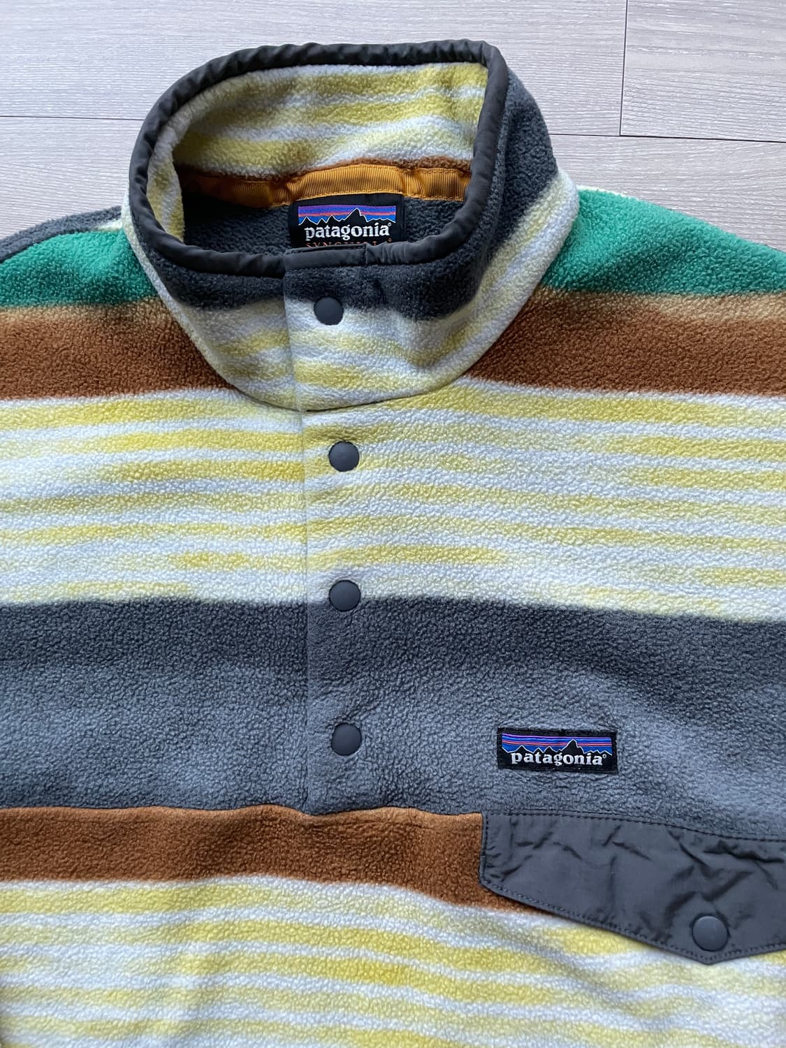 파타고니아 신칠라 스트라이프 패턴 플리스 patagonia 상품이미지4