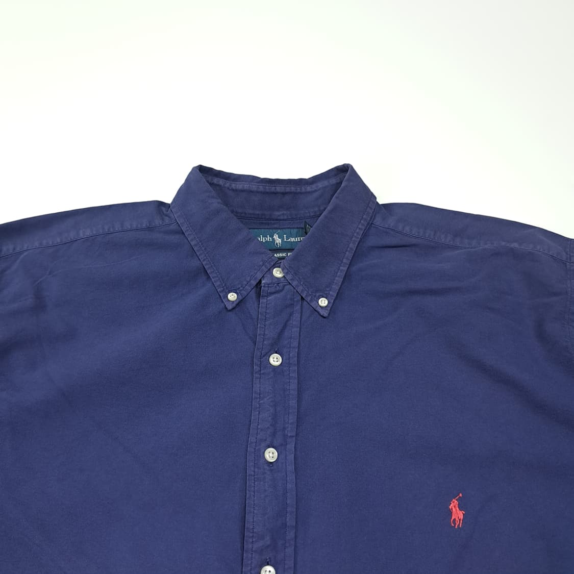 CL634 2XLT 폴로 90s 코튼 버튼다운 올드 네이비 셔츠 남방 상품이미지2